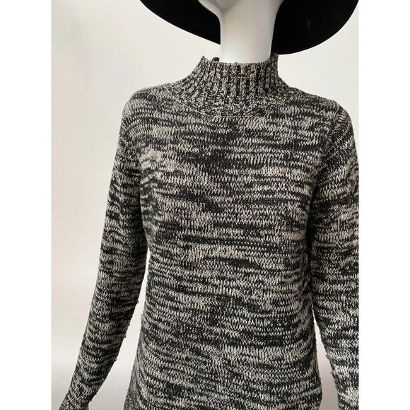 Old Navy Black Heather Sweater Sz Medium - Picture 7 of 8